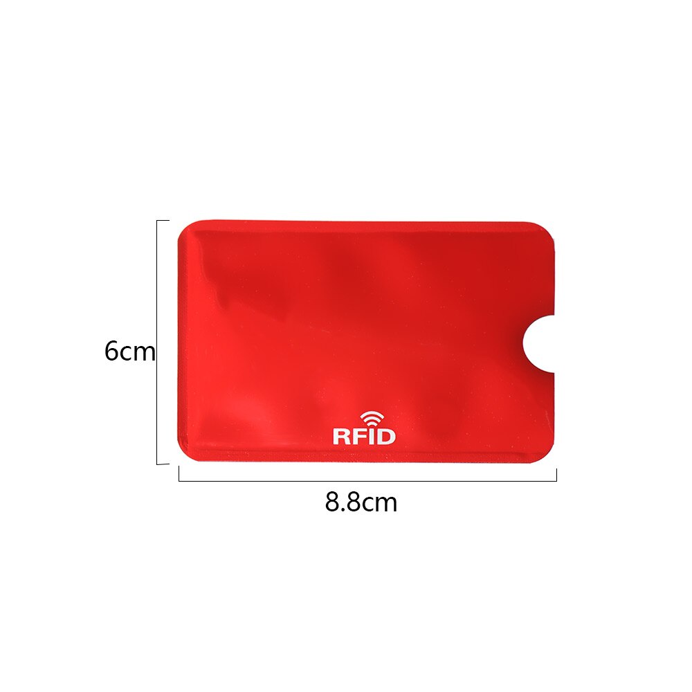 10pcs RFID Credit Card Protector Anti Theft Blocking Card holder Sleeve Skin Case Covers Safety Protection Bank Card Case