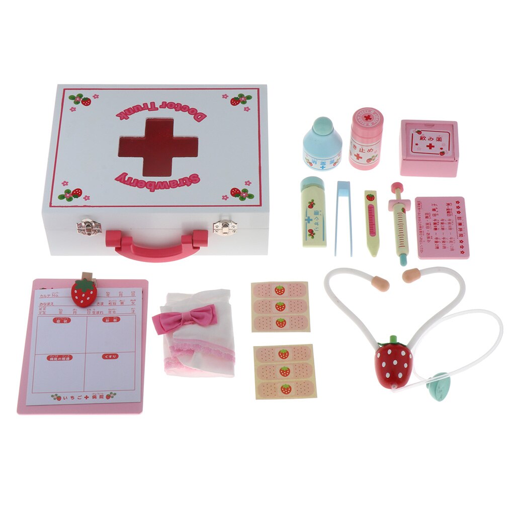 Kids Pretend Play Doctor Kit Roleplay Costume Birthday for Kids