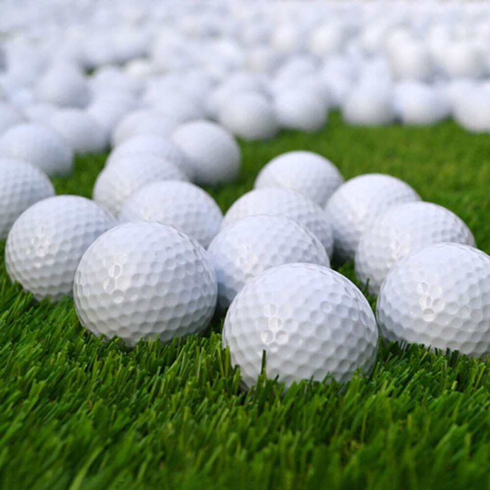 Balles de Golf en mousse 10 pièces balles de Golf élastiques en mousse blanche