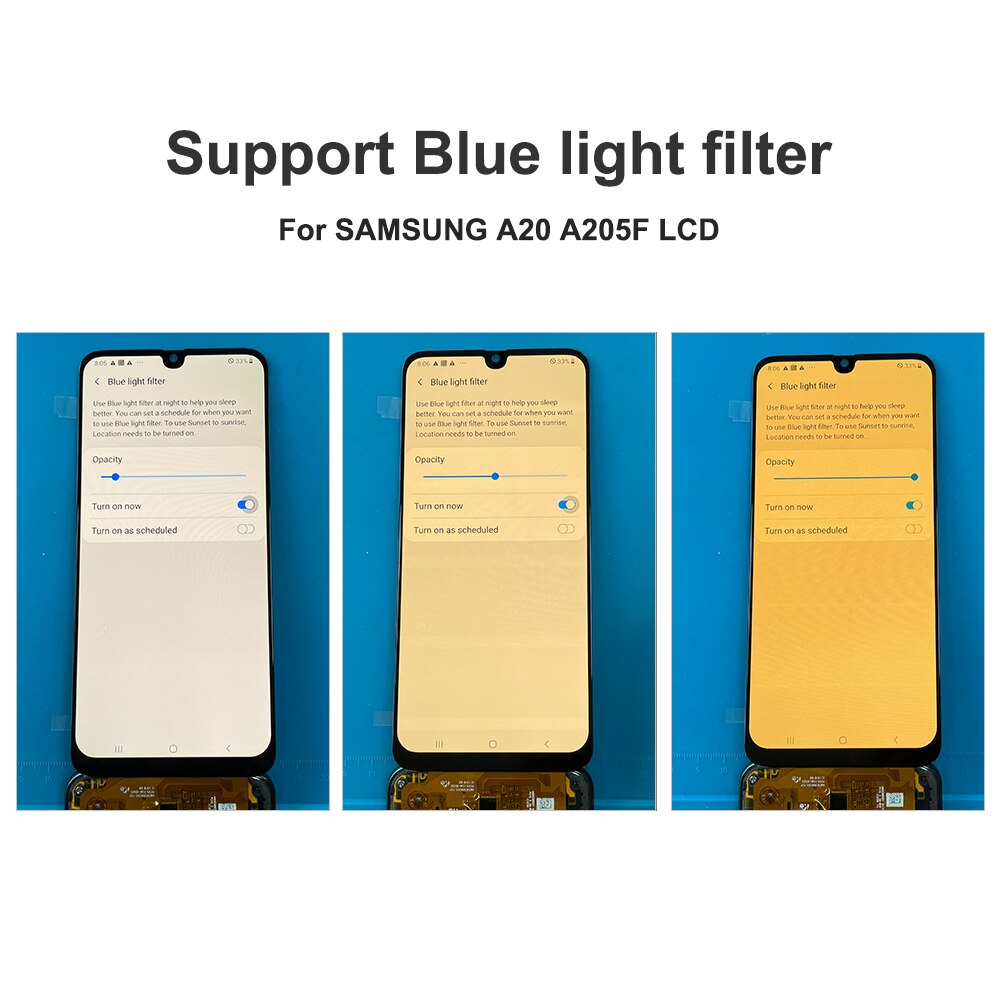 6.4 ''Display Für Samsung Galaxy A20 A205 SM-A205F A205FN LCD Display Touchscreen Digitizer Montage Für Galaxy A20 A205GN a205