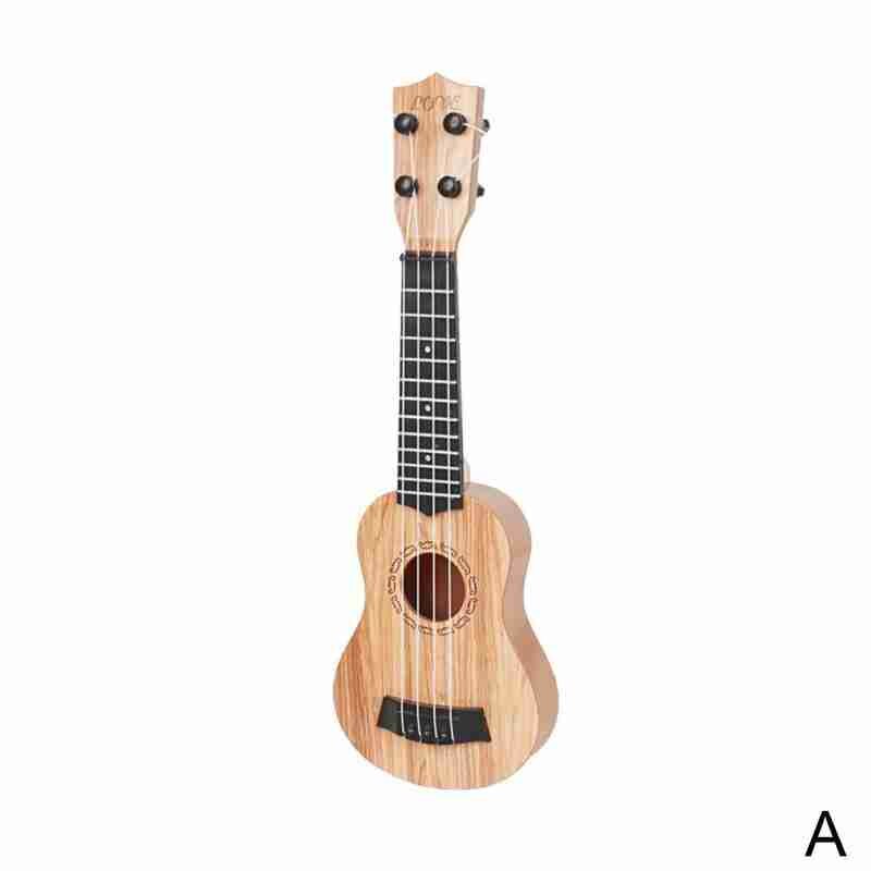 Ukelele Soprano para niños, principiante, guitarra de madera de caoba, cuerdas de 4 clavijas, afinación de cuello delicado, ukelele M9w2: A