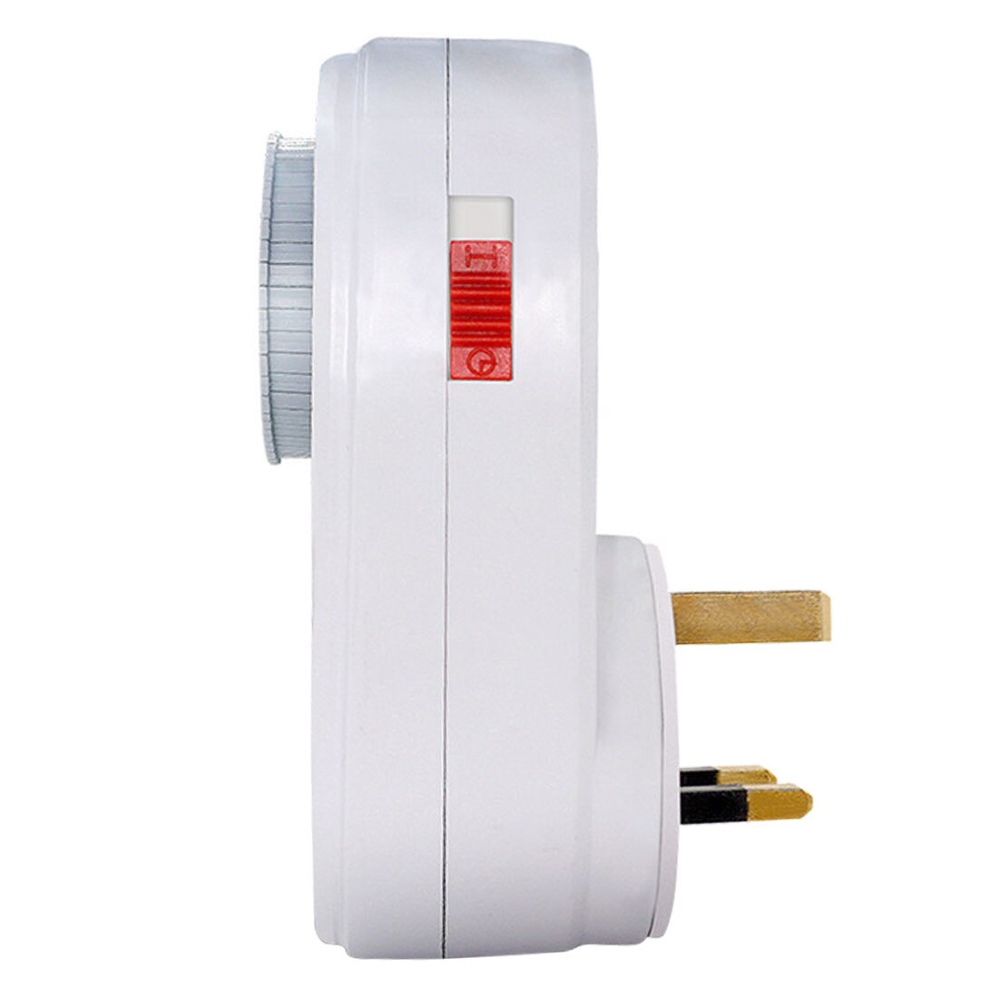 24 Hours Programmable Mechanical Mini Timer Switch Smart Countdown Switch Socket 125V 15A White