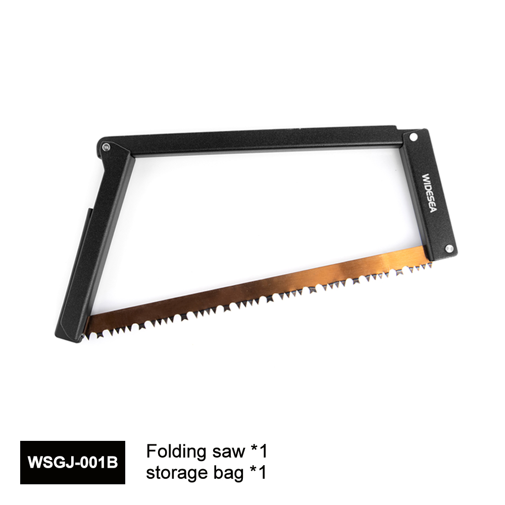 Widesea Folding Saw Camping Portable 32cm Manganês Hacksaw Blade Com Armazenamento Dobrável Logging Ferramentas Ao Ar Livre Para Ramos De Madeira: Default Title