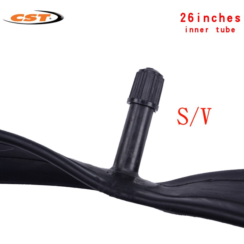 Cst cykeldæk 26*1.25 1.5 1.75 1.9 2.125 26 x 1 3/8 amerikansk ventil fransk ventil 26 tommer cykling mountainbike inderslang
