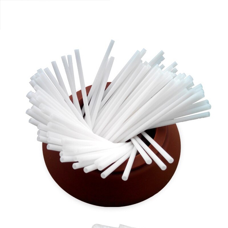 100 Stuks Pop Sucker Sticks Diy Cake Lolly Stok Plastic Lolly Handleiding Lolly Chocolade Mold Dessert Gereedschap