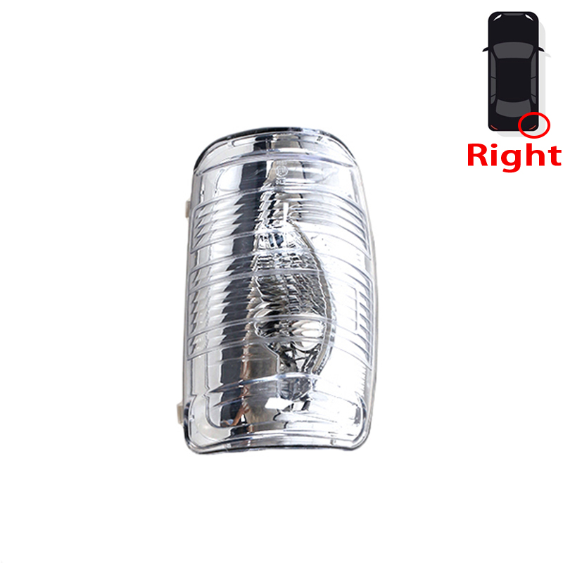 K-Auto Seite Hinten Spiegel Blinker Licht Lampe Abdeckung Für Ford Transit MK8 BK31-13B382-BA BK31-13B382-AA: Weiß Rechts Seite