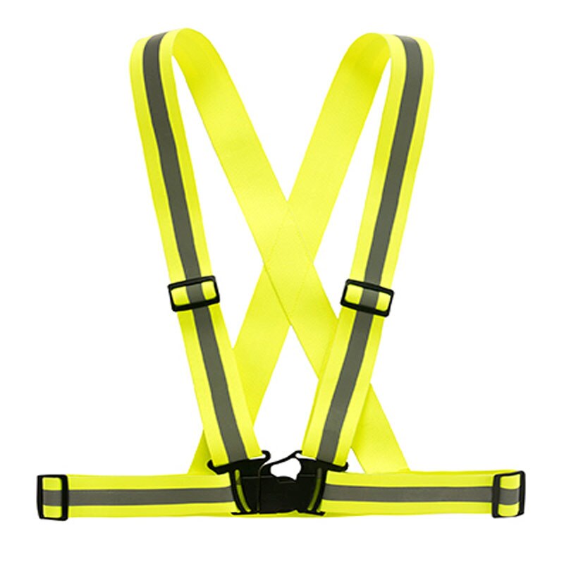 Reflective Safety Vest Strips for Construction Traffic Warehouse Visibility Security Jacket Reflective Strips Work Wear Uniforms: green