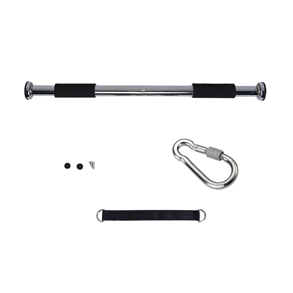 Door Frame Horizontal Bar+Snap Hook+Hanging Strap Set Indoor Swing Hanging