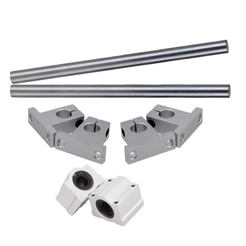 12MM OD Liner Schiene linear Welle Optischen Achse Länge 200 300 400 500mm &Ampere; SCS12UU CNC Ball Rutsche einheiten SK12 Unterstützung einstellen von 8
