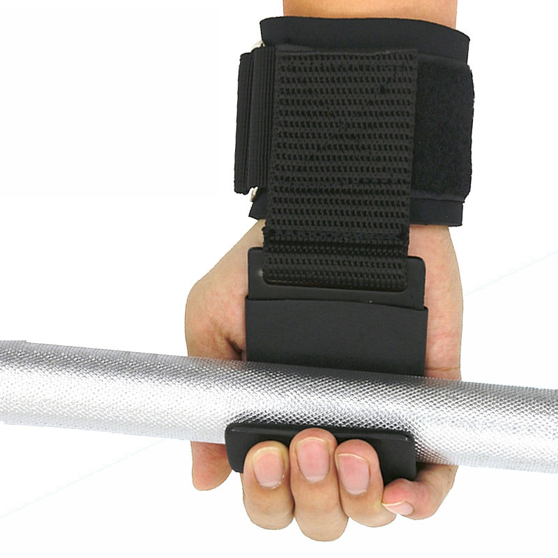 Fitness Gewichtheffen Haken Pad Gym Set Gewichtheffen Pols Bandjes Zware Pull-Ups Power Lifting Grips Workout Haak