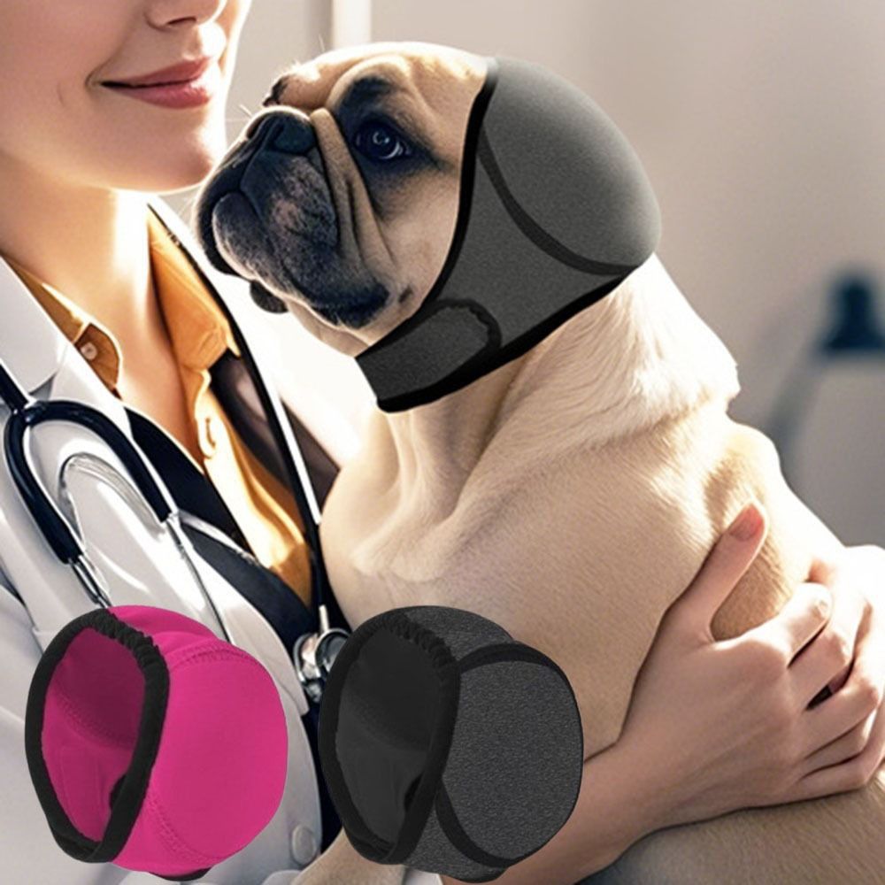 Noise Reduction Dog Ear Covers Hearing Protection Adjustable Pet Ear Muffs Waterproof Anti-noise Dog Earmuffs Swimming