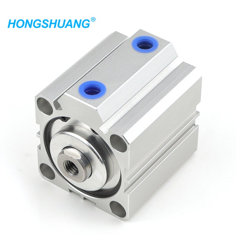 Sda Serie Pneumatische Compact Air Cilinder 25Mm Boring Naar 5 10 15 20 25 30 35 40 45 50mm Slag Dubbelwerkende Cilinder