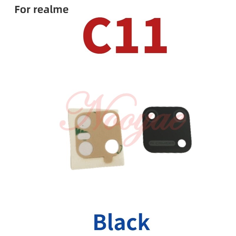 Lente negra de cristal para cámara trasera grande, última novedad, para Realme 3 5 6 C3 X50 6pro pro C11: for Realme C11