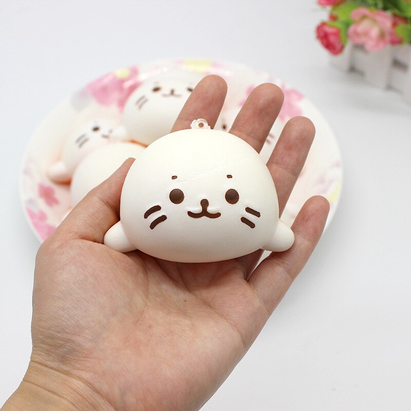 Jumbo squeeze squishy eenhoorn langzaam rijzende antistress melkkat hamburger squishy speelgoed squishies antistress kinderen: Kat