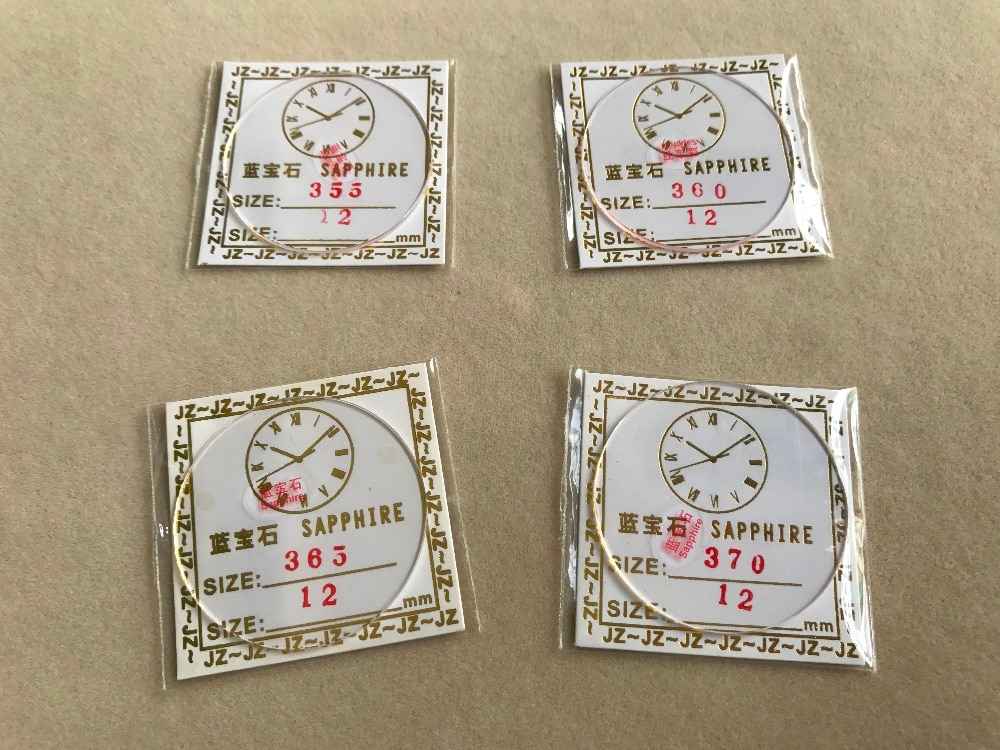 2x flade 1.2mm 33 ~ 37.5mm flade ur safirglas