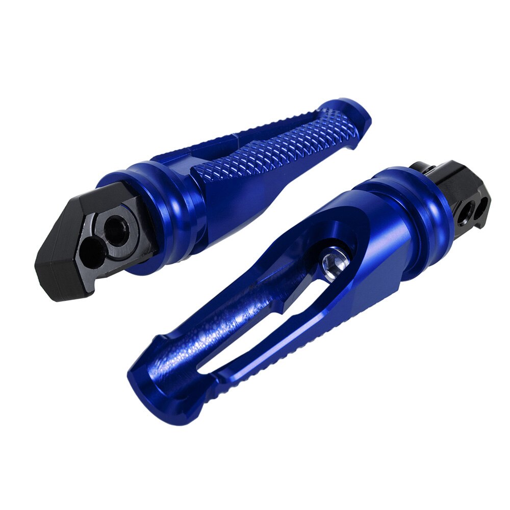 Pedaleira de alumínio para motocicleta, para honda cb1000r 2016-2018, pedaleira do passageiro traseiro, cbr600rr 2010-2018, cbr1000rr 2010-2018: Blue