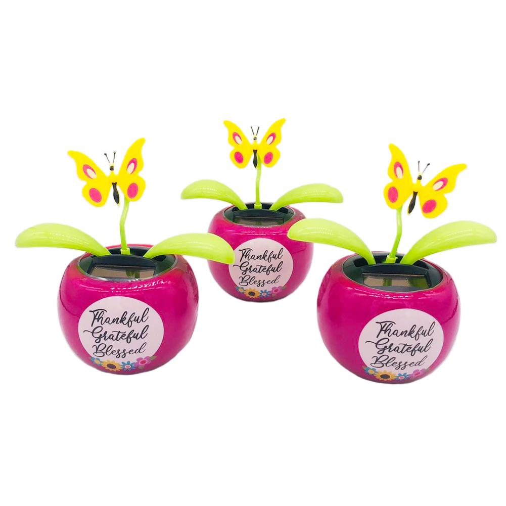 Solar- Tanzen Blume Solar- Blume Auto Innen Ornamente Dekorationen Auto Armaturenbrett Schwingen Spielzeug Auto Dekor freundlicher Spielzeug