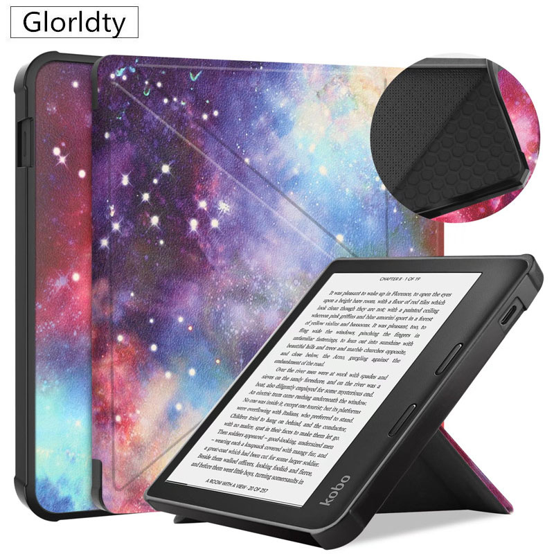 robić Kobo Libra 2 przypadku, automatyczne uśpienie/budzić magnetyczny sprytny pokrywa robić Kobo szałwia przypadku: yin he xi / kobo sage 2021