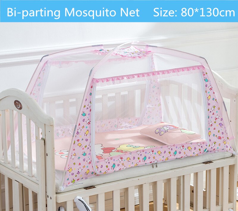 Moustiquaire Portable | Lit de bébé pliable, dessin animé, soutien-bas, tentes de berceau, moustiquaires pour enfants de moins de 10 ans: fuyangfen 80x130cm