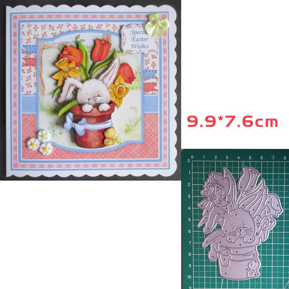 Easter Day flowers eggs craft dies metal cut card making dies cuts paper for DIY scrapbooking tools: 452