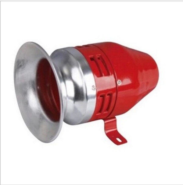 AC110V AC220V DC12V DC24V Motor Driven Air Raid Siren Metal Horn For Industry Boat Alarm MS-390