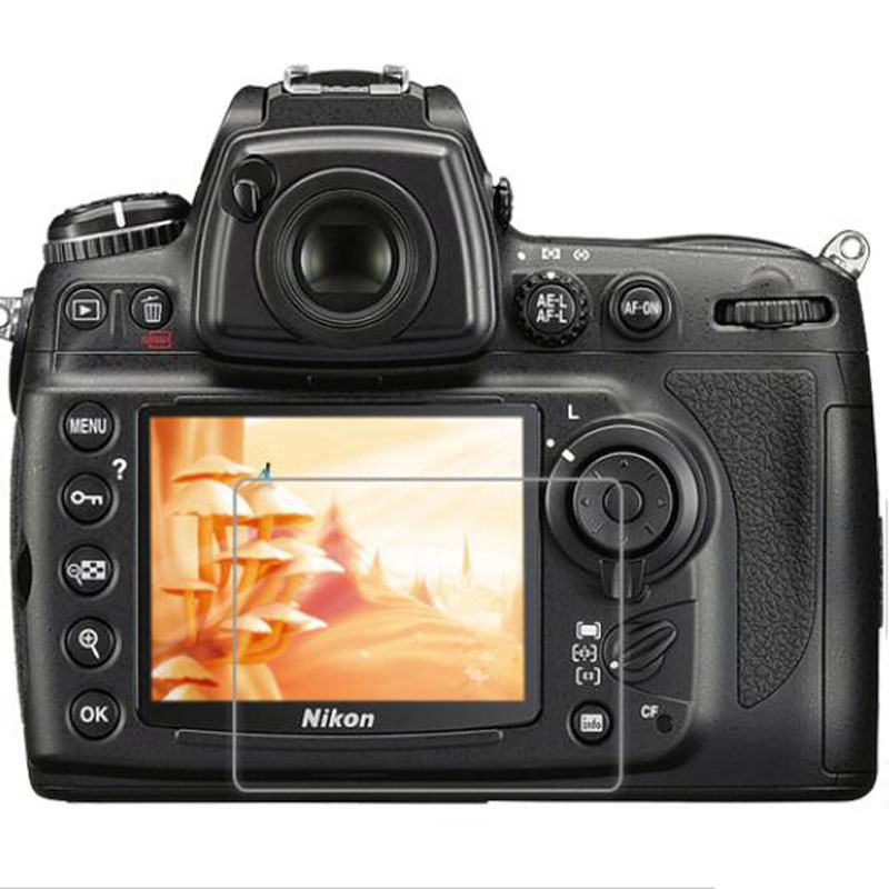 Herdet glass beskytter beskyttelsesdeksel for nikon  d7000 d700 d300 d90 dslr kamera lcd display skjerm beskyttelsesfilm beskyttelse