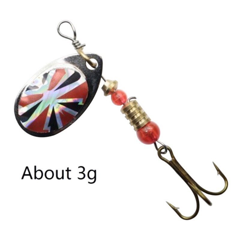 1/2 PCS Fishing Lures Trout Spoon Metal Spinners Baits With Plastic Fishing Tackle Box Hard Bait Spinner Bait Trout Pesca: 8 3g / 2pc