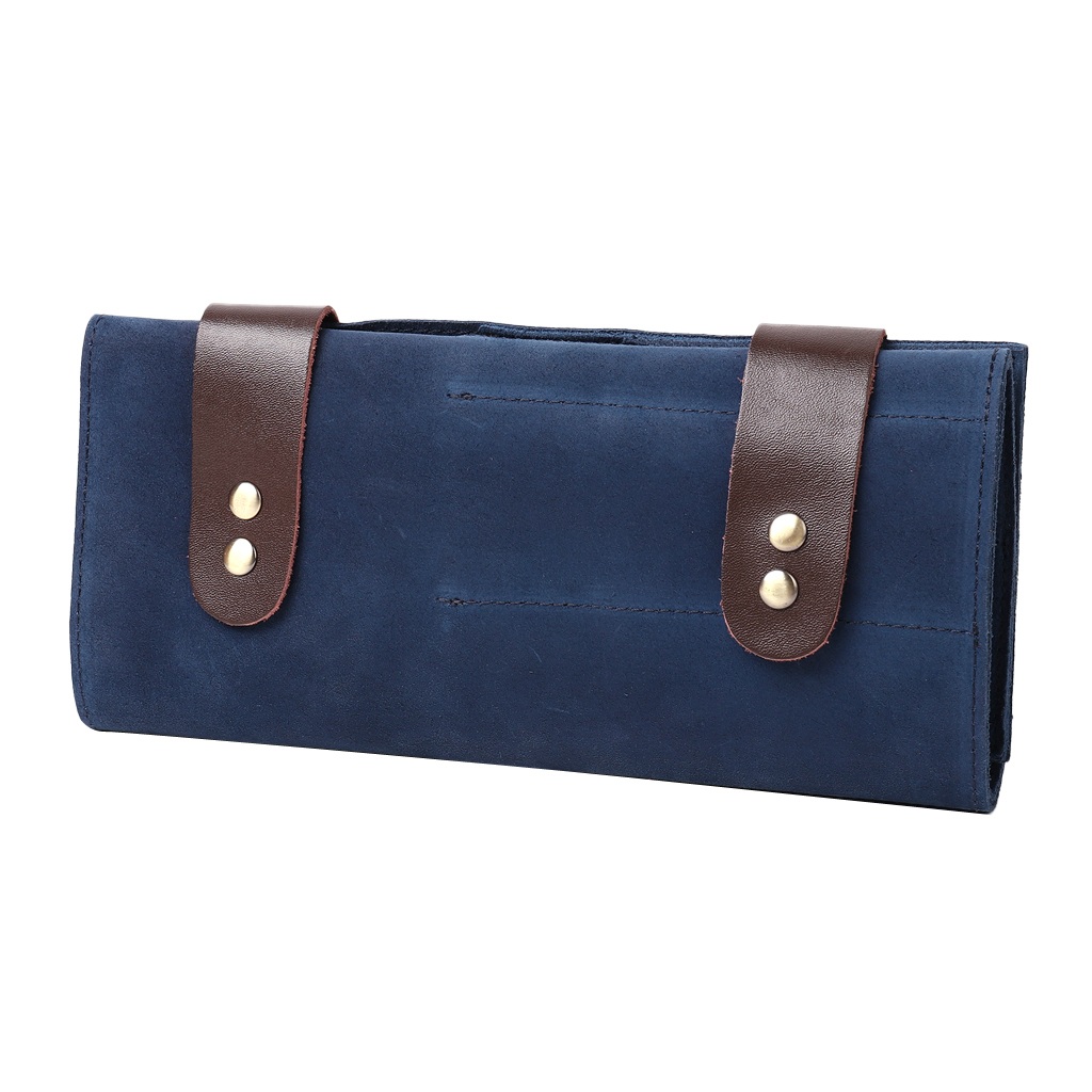 Bolsa de tijeras para peluquería, tijeras para peluquero, herramientas de peluquería, bolsa de soporte: Dark Blue 24 x 12cm