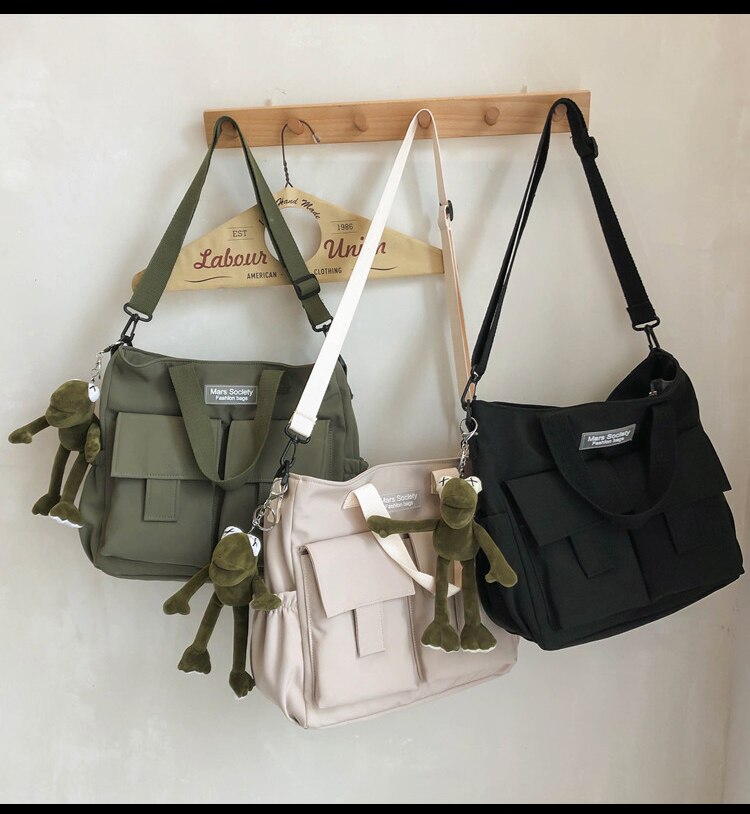 originale outillage sac sac de messager Couple de japonais en Nylon étudiant Simple sac à bandoulière sac à bandoulière décontracté