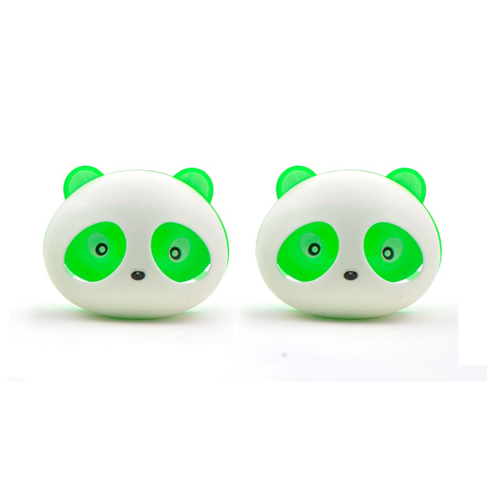 Söt panda bil styling luftfräschare parfym ambientador para auto för luftventil dekoration bil lukt smaker tillbehör 2pc