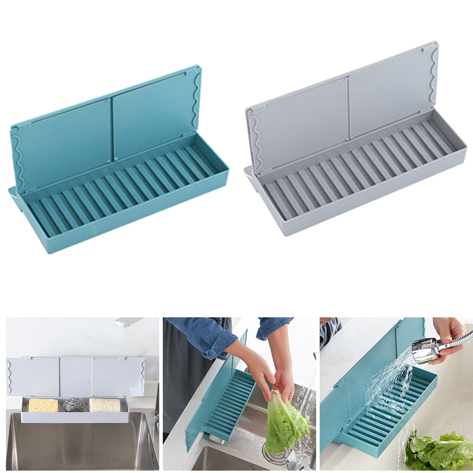 TSH Shop-Protector de salpicaduras de agua Premium para fregaderos de cocina, baño e Isla, 20 L x 5,3 W x 5,7 H pulgadas