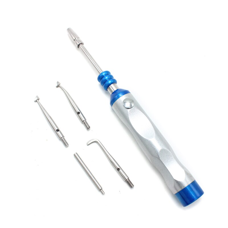 Extracteur de couronne dentaire automatique, réglable à 4 vitesses, outil de restauration dentaire manuel en acier inoxydable pour dentiste et laboratoire