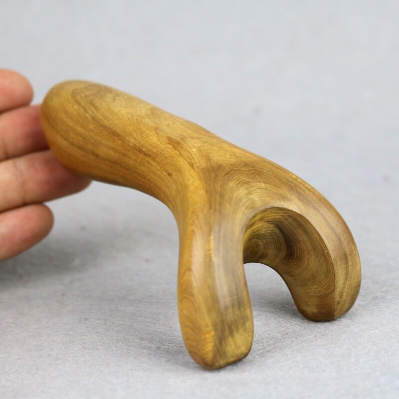 Meridiaan Yoga Stok Body Massager Maag Terug Taille Nek Been Massage Stok Houten Roller Massage Hamer: B