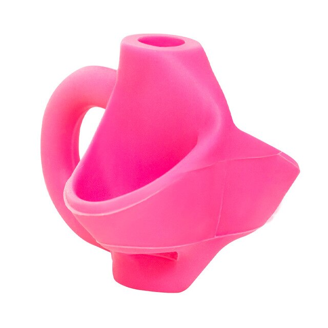 1 pièces étude dessin jouet Silicone dauphin poisson tenir crayon enfants créativité enfants étudiants crayon écriture protéger doigt jouet: Or