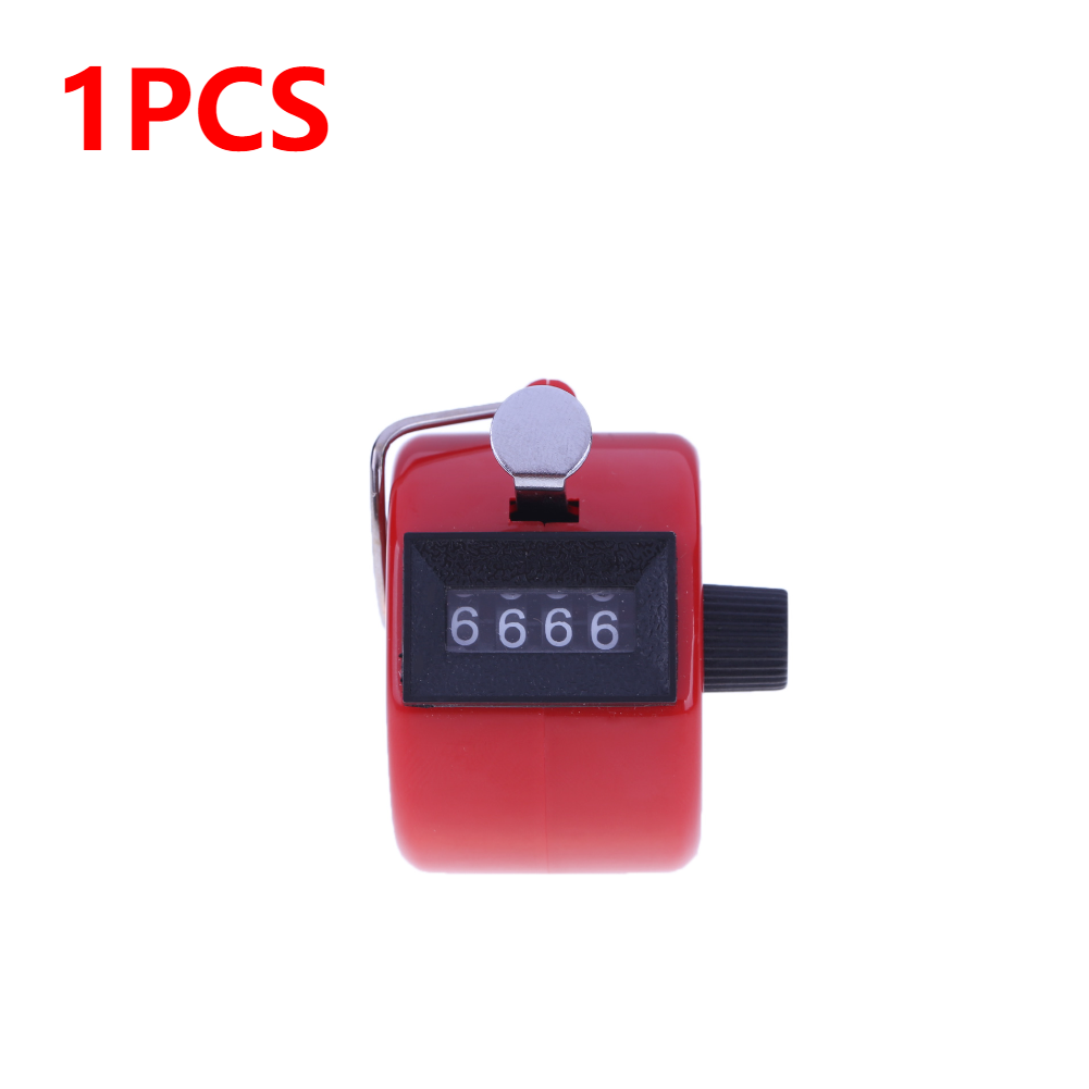 10/5/1 stücke Mini-Hand zähl zähler Anzeige manuelle Zählung Tally Timer 4-stellige Anzahl Zähler Fußball Golf Zähler max. 9999: MULTI