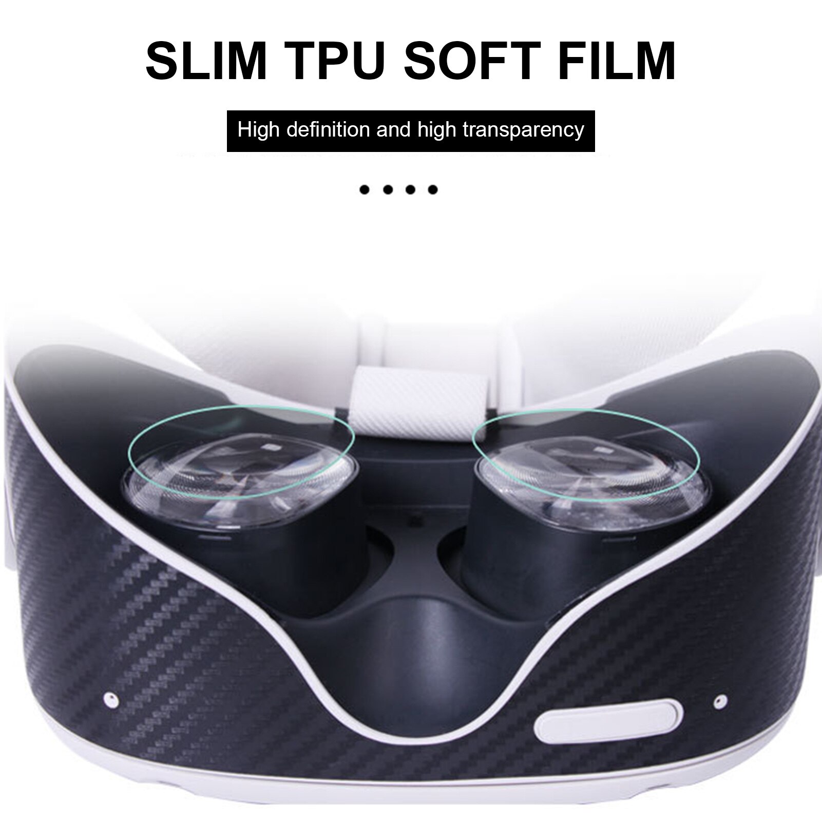 Pellicola protettiva per lenti per Oculus Quest 2 Cover lenti resistenti al sudore TPU pellicole morbide Anti blu anti-graffio luce VR accessori per occhiali