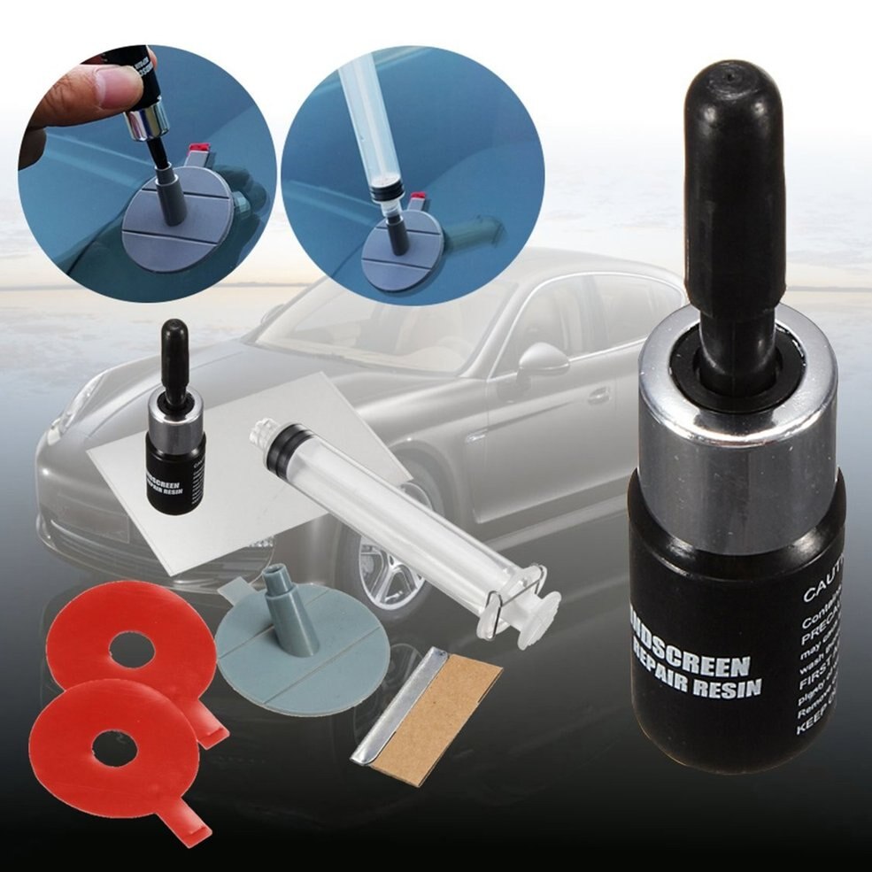 Voorruit Reparatie Kits DIY Autoruit Glas Krassen Herstellen Tool Voorruit Polijsten Reparatie Tool Set Voor Chips Scheuren