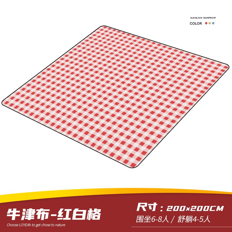 Esterilla para exteriores, utensilios de cocina para acampada, cubierta impermeable para acampada, playa, mar, accesorios de Picnic plegables, manta de Picnic portátil: Style 6