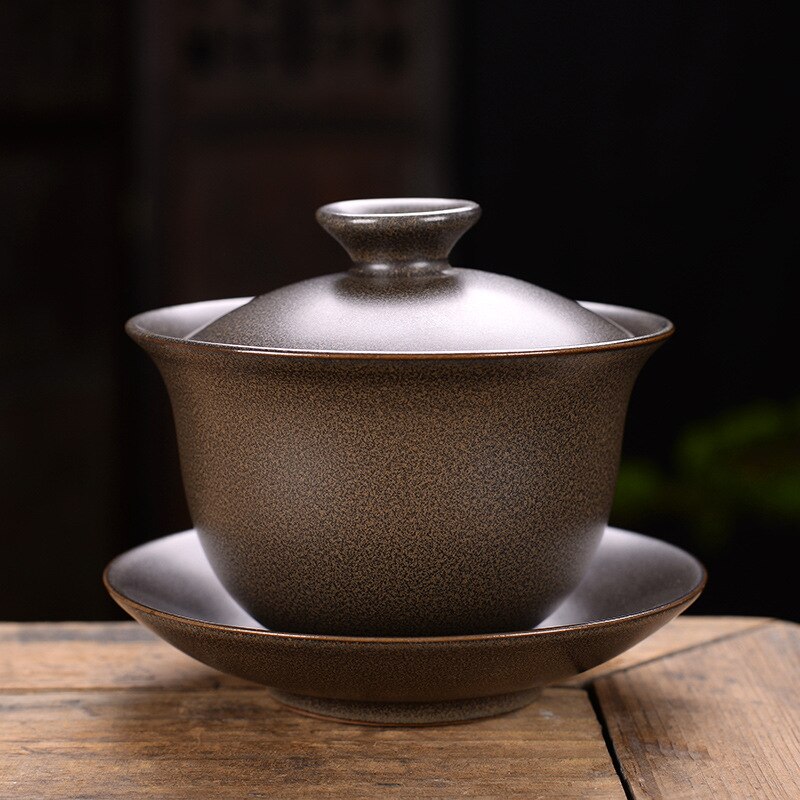 Ciieeo Vintage Chinese Style Tea Set Kung Fu Teapot And Teacups Stone