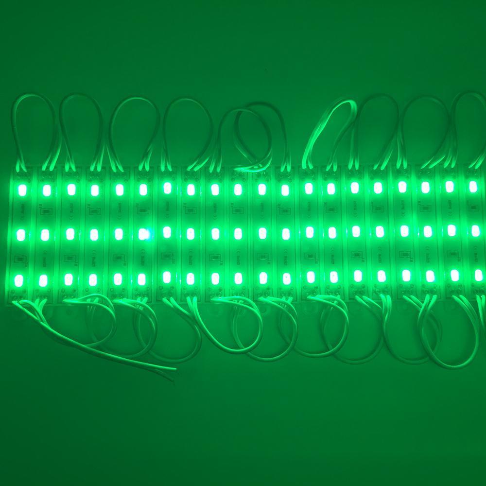 Bande lumineuse RGB LED SMD 5630, lot de 20 pièces, blanc , blanc, rouge, vert, bleu, Module d'éclairage RGB, 3 diodes, étanche