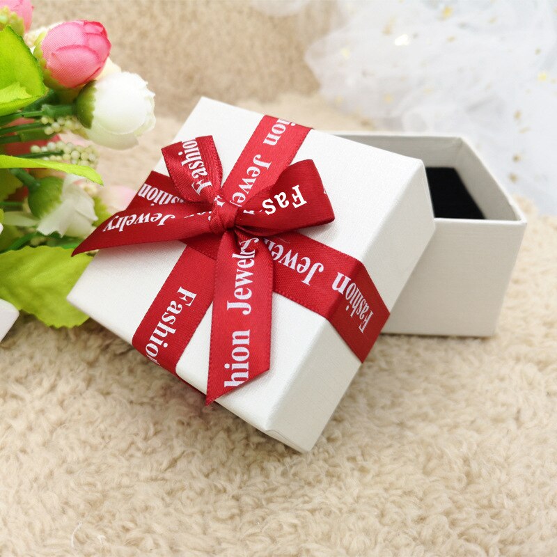 Boîte Cadeau Avec Nœud En Ruban, Boîte Hexagonale En Carton Pour