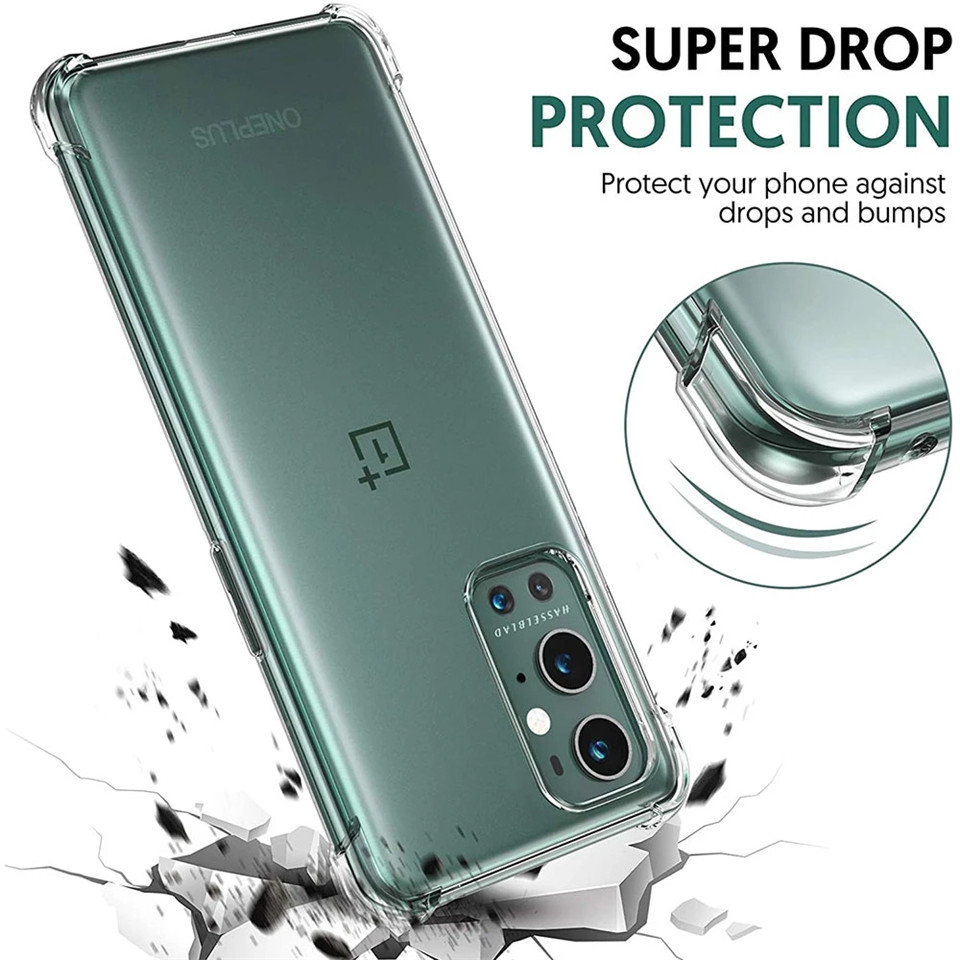 Coque transparente en Silicone pour Oneplus 9 Pro 5G One Plus 8T 8 7 7T Nord N10 N100, accessoires de téléphone