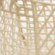 Plast bärbar badkorg plast diverse tvättkorg mjuk korg: Beige