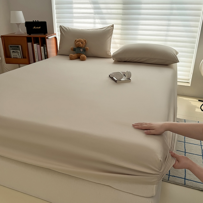 90/120/150/180cm dra-på-lakan med elastiska band, halkfria, justerbara madrassöverdrag för enkelsäng, king size-säng: 200cm*230cm / Blå