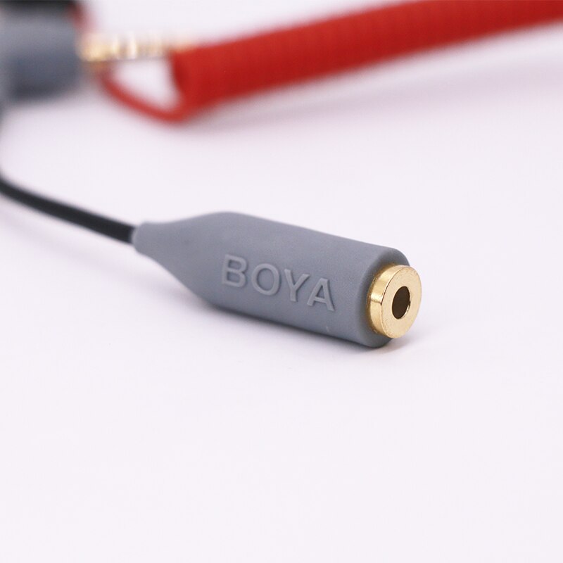 Boya mikrofon trs til trrs adapterkabel til rode videomicro 3.5mm til iphone 7 8 x xr  xs 11 pro max samsung  s8 s9 s10 plus