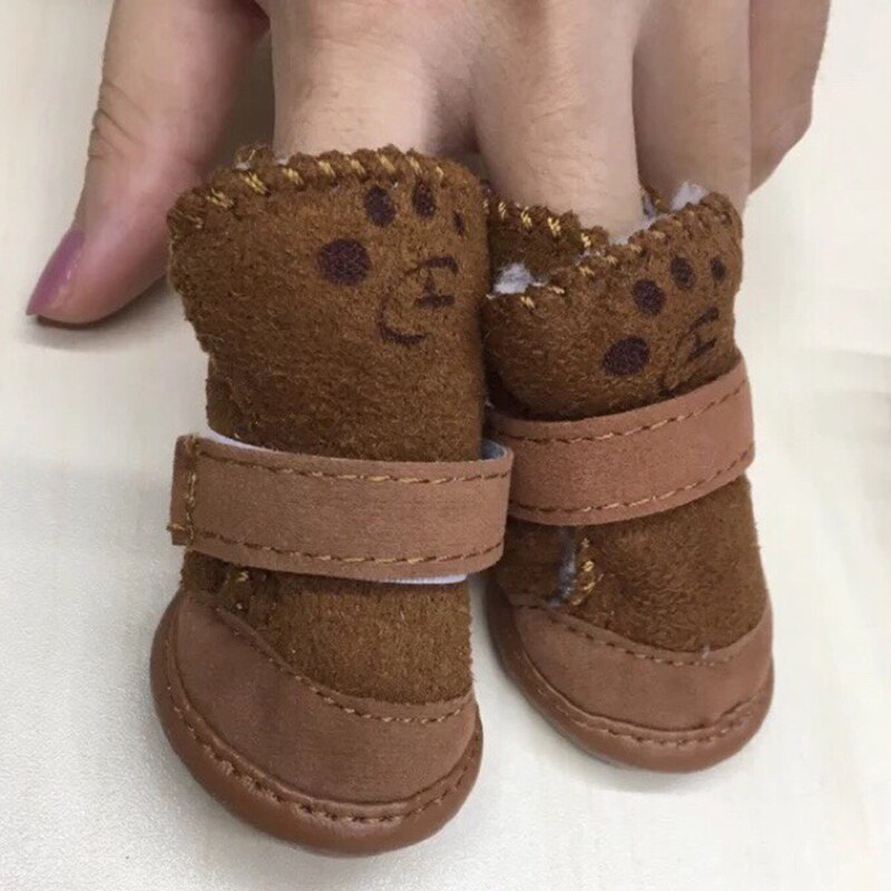 chien chat chaussures d'hiver pour chiens antidérapant chien bottes de neige Chihuahua Shih Tzu chaussure Zapatos Perro chaussures pour animaux de compagnie