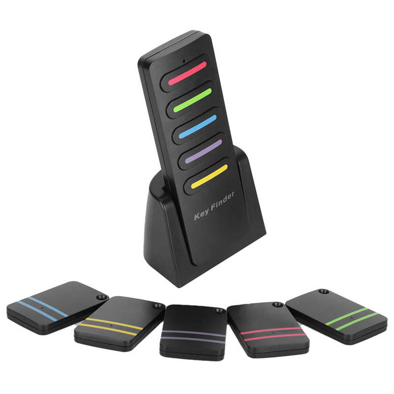 5 In 1 Wireless Key Finder Remote Locator Lost Receiver Alarm Finder for Wallet Key gps key finder