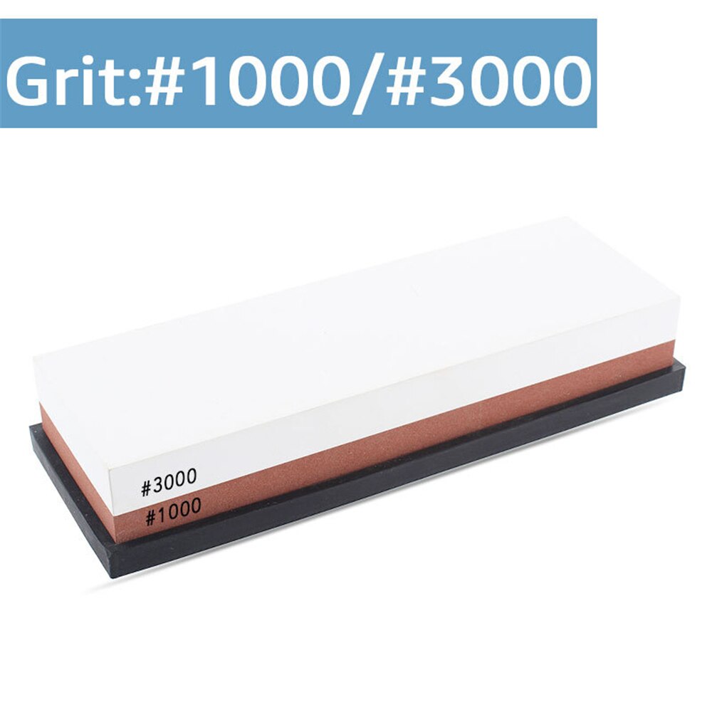 Professionele Messenslijper Dubbele Side Grinder Diamant Slijpsteen Water Nat Slijpsteen Voor Messen Slijpen Keuken Tool: Grit 1000-3000