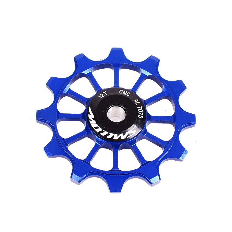 Cykelcykel bagskifter keramisk styreskive 12t positive og negative tandstyreskive cykel keramik med styreskive: 12t blå