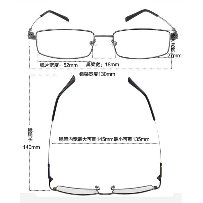 UVLAIK Titanium Alloy Glasses Frames Men Women Spectacle Transparent Eyeglasses Frame Business Eye Glasses Optical Glasses